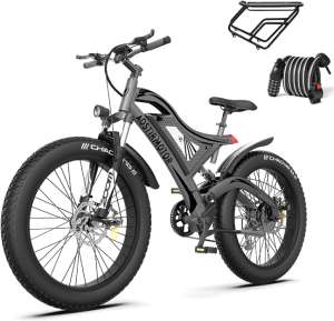 aostirmotor 750W Electric Mountain Bike for Adults 26"×4" Fat Tire